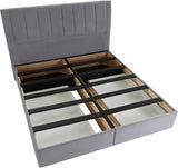 Prima Value Boxspringbett hellgrau