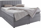 Prima Value Boxspringbett hellgrau