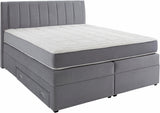 Prima Value Boxspringbett hellgrau
