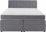 Prima Value Boxspringbett hellgrau