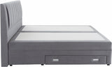 Prima Value Boxspringbett hellgrau