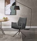 JOHANN Armlehnstuhl  180° Beige - komplett bezogen