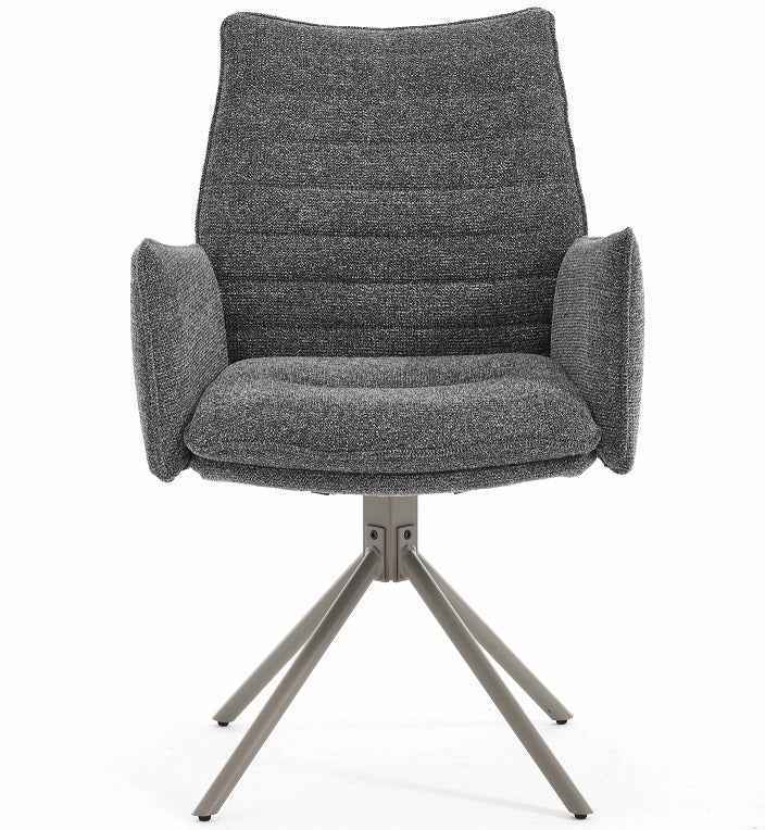 JOHANN Armlehnstuhl  180° Beige - komplett bezogen