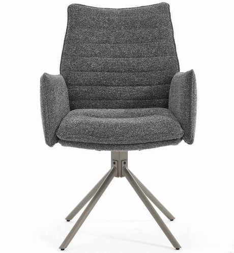 JOHANN Armlehnstuhl  180° Beige - komplett bezogen