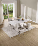 JOHANN Armlehnstuhl  180° Beige - komplett bezogen