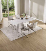 JOHANN Armlehnstuhl  180° Beige - komplett bezogen