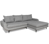 Vento Ecksofa 266x189x93 grau