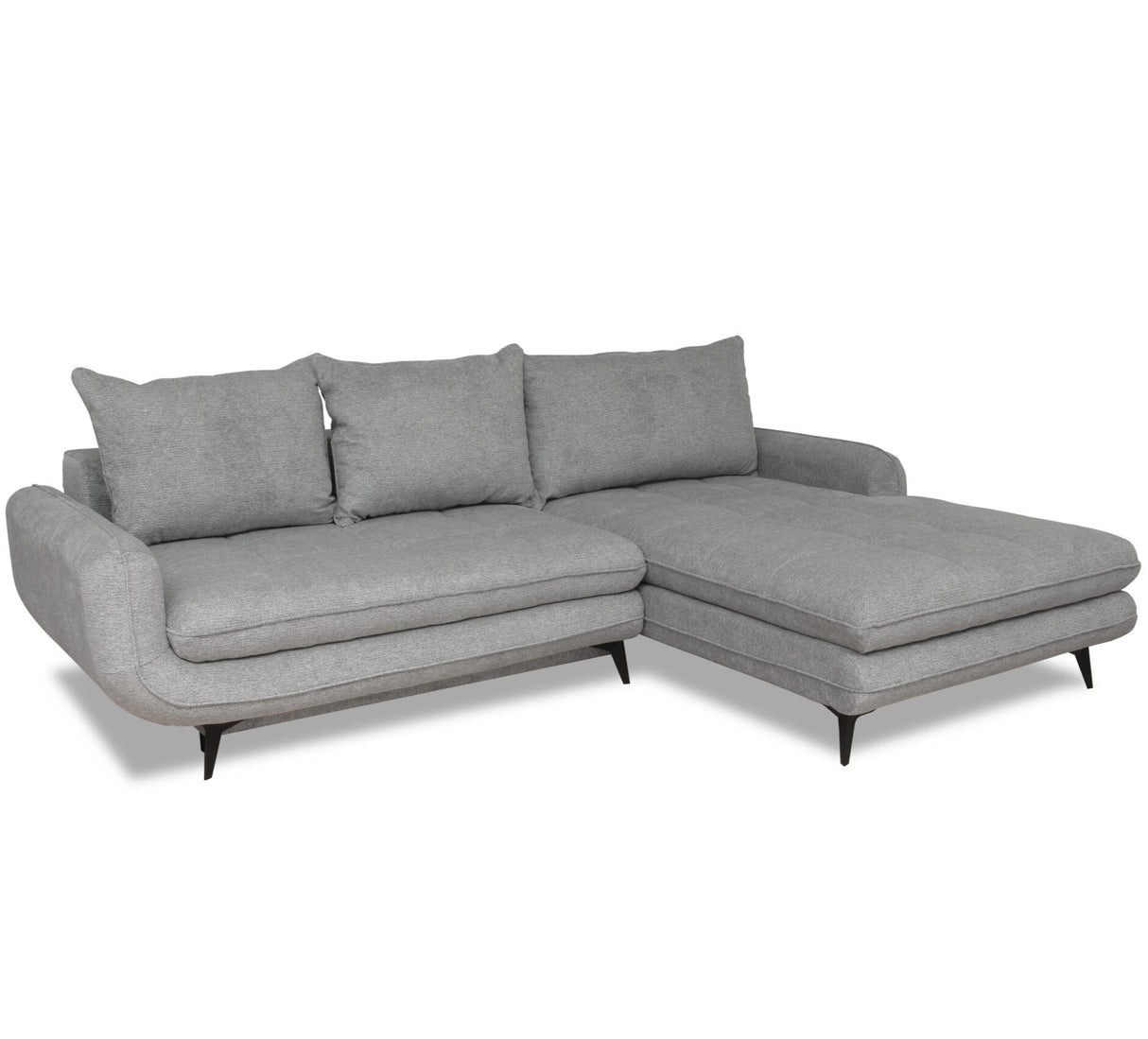 Vento Ecksofa 266x189x93 grau