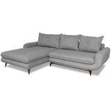 Vento Ecksofa 266x189x93 grau