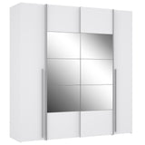 Kleiderschrank mit Spiegel Naruto 200 cm weiss