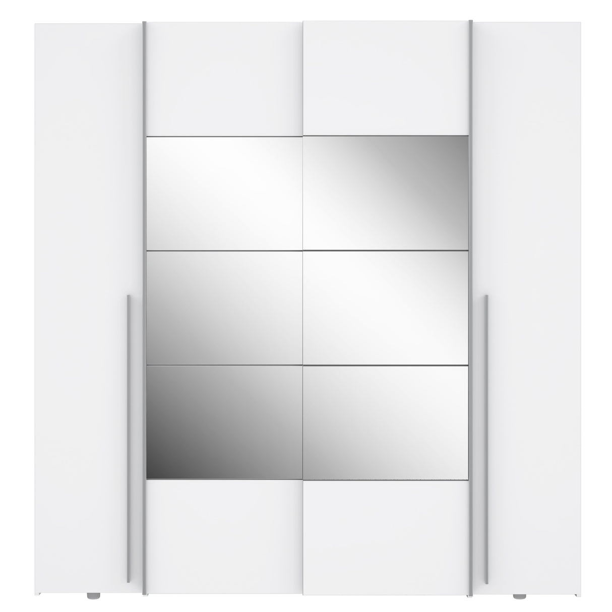 Kleiderschrank mit Spiegel Naruto 200 cm weiss