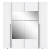 Kleiderschrank mit Spiegel Naruto 200 cm weiss