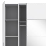 Kleiderschrank mit Spiegel Naruto 200 cm weiss