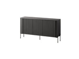 Kommode SOLIS 150×80×40cm – Schwarz Matt