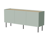 Kommode VELINO 200×70×40 cm – Kaschmir matt & Eiche