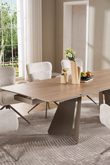 Ausziehbarer Bergland Tisch Braun