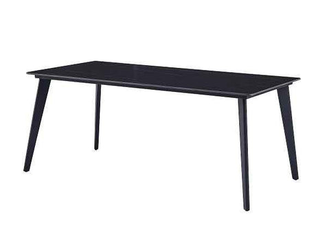 MARVÉLLE – Moderner Esstisch in Braun-Gold Marmor-Optik