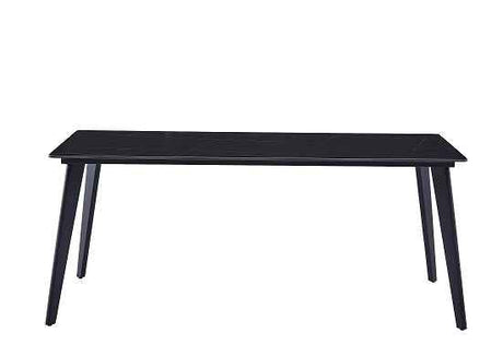 MARVÉLLE – Moderner Esstisch in Braun-Gold Marmor-Optik