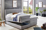 Orion Pocket Boxspringbett grau