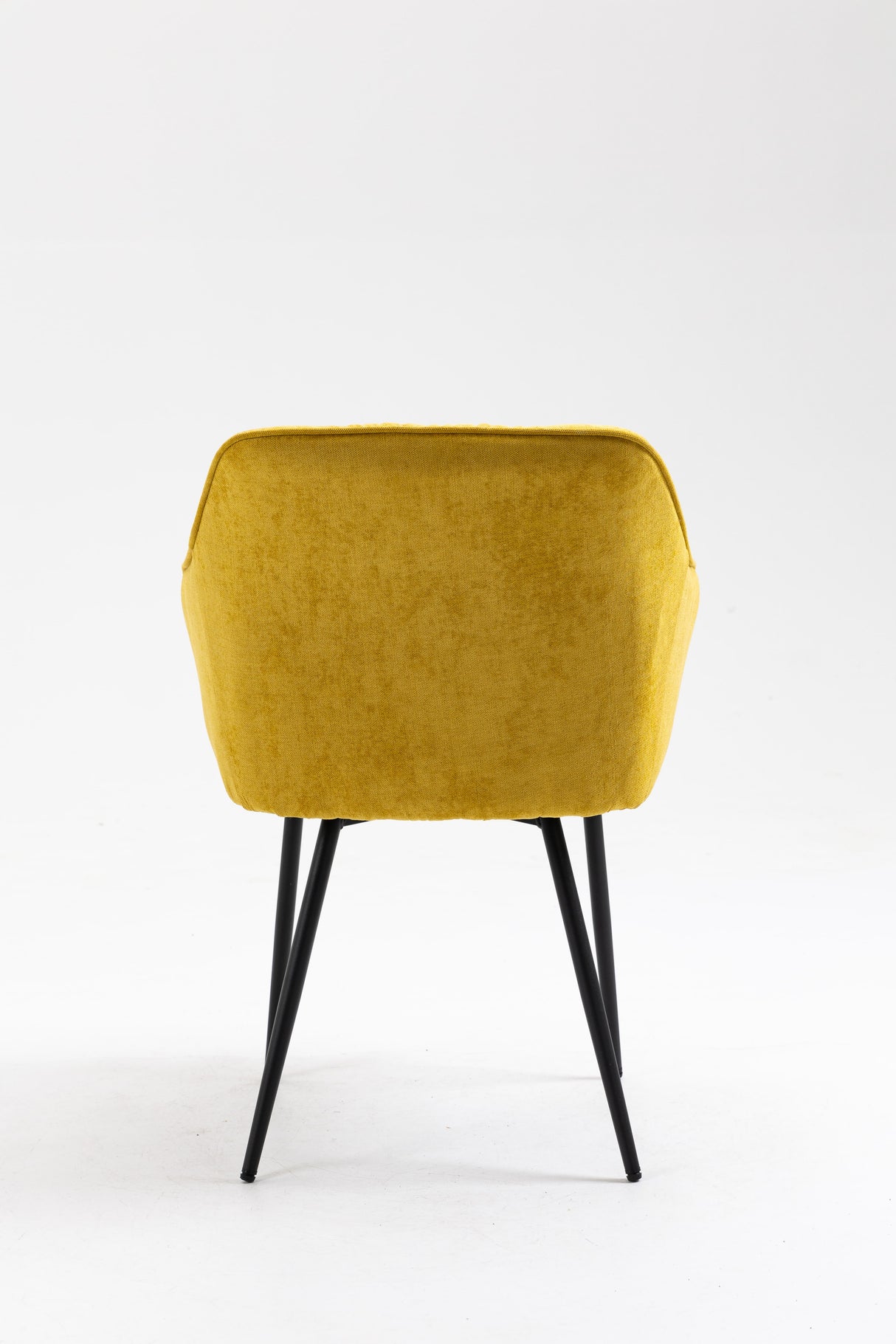 Armlehnstuhl Monaco gelb gepolstert