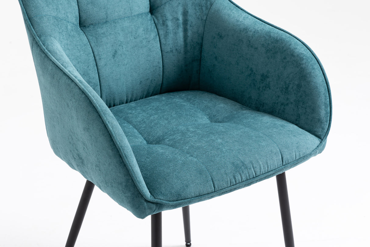 Armlehnstuhl Monaco gelb gepolstert