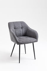 Armlehnstuhl Monaco gelb gepolstert