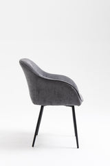 Armlehnstuhl Monaco gelb gepolstert