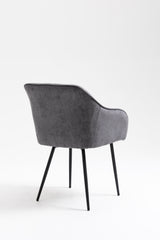 Armlehnstuhl Monaco gelb gepolstert