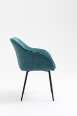 Armlehnstuhl Monaco gelb gepolstert