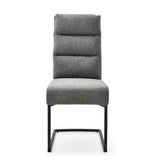 Milan – Komfort Freischwinger Stuhl Grau 45x61x101cm