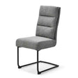 Milan – Komfort Freischwinger Stuhl Braun 45x61x101cm