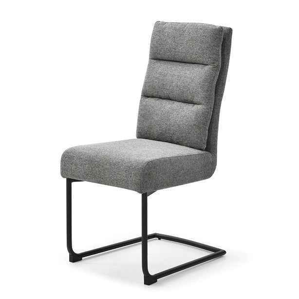 Milan – Komfort Freischwinger Stuhl Braun 45x61x101cm