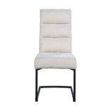 Milan – Komfort Freischwinger Stuhl Beige 45x61x101cm