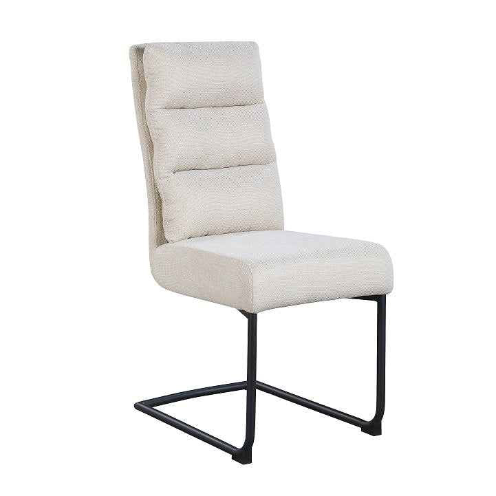 Milan – Komfort Freischwinger Stuhl Beige 45x61x101cm