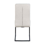 Milan – Komfort Freischwinger Stuhl Beige 45x61x101cm