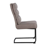 Milan – Komfort Freischwinger Stuhl Braun 45x61x101cm