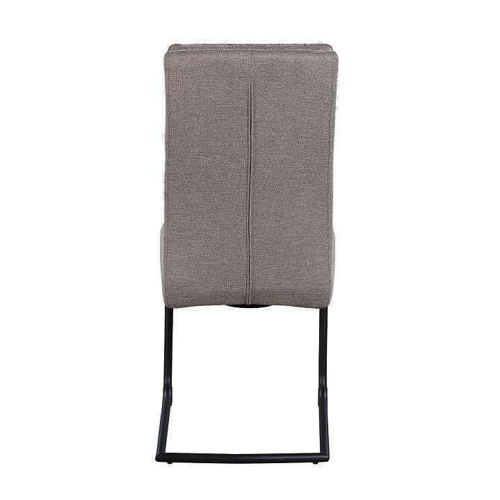 Milan – Komfort Freischwinger Stuhl Braun 45x61x101cm