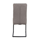 Milan – Komfort Freischwinger Stuhl Braun 45x61x101cm