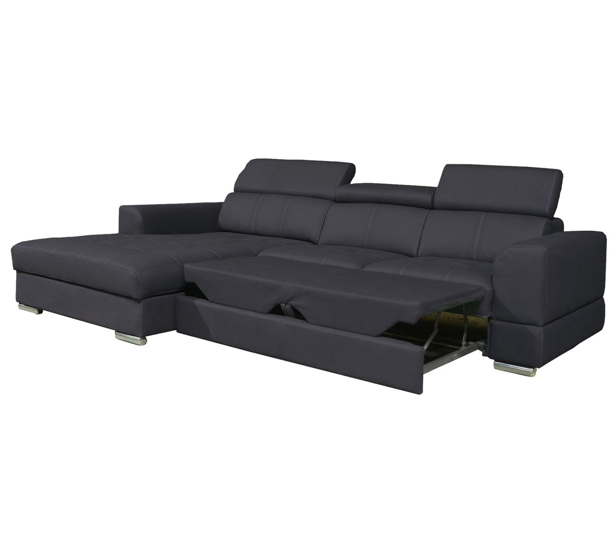 Ecksofa Montana TX 284x190 – L-Sofa Bett & Stauraum