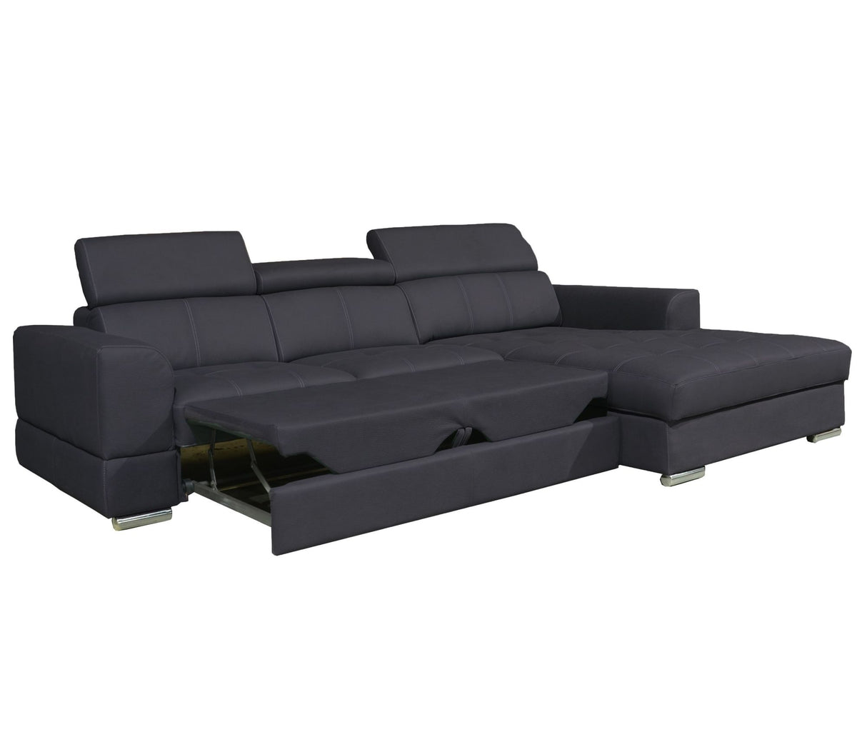 Ecksofa Montana TX 284x190 – L-Sofa Bett & Stauraum