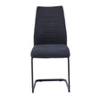 NEVIA – Komfort Freischwinger Stuhl Schwarz 43x60x92cm