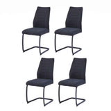 NEVIA – Komfort Freischwinger Stuhl Taupe 43x60x92cm