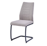 NEVIA – Komfort Freischwinger Stuhl Taupe 43x60x92cm