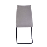 NEVIA – Komfort Freischwinger Stuhl Schwarz 43x60x92cm