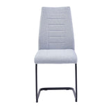 NEVIA – Komfort Freischwinger Stuhl Taupe 43x60x92cm