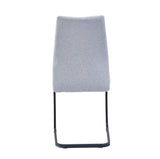 NEVIA – Komfort Freischwinger Stuhl Taupe 43x60x92cm