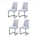 NEVIA – Komfort Freischwinger Stuhl Taupe 43x60x92cm