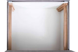 NIZA Relax Sessel mit Schlafunktion grau mit Bonell