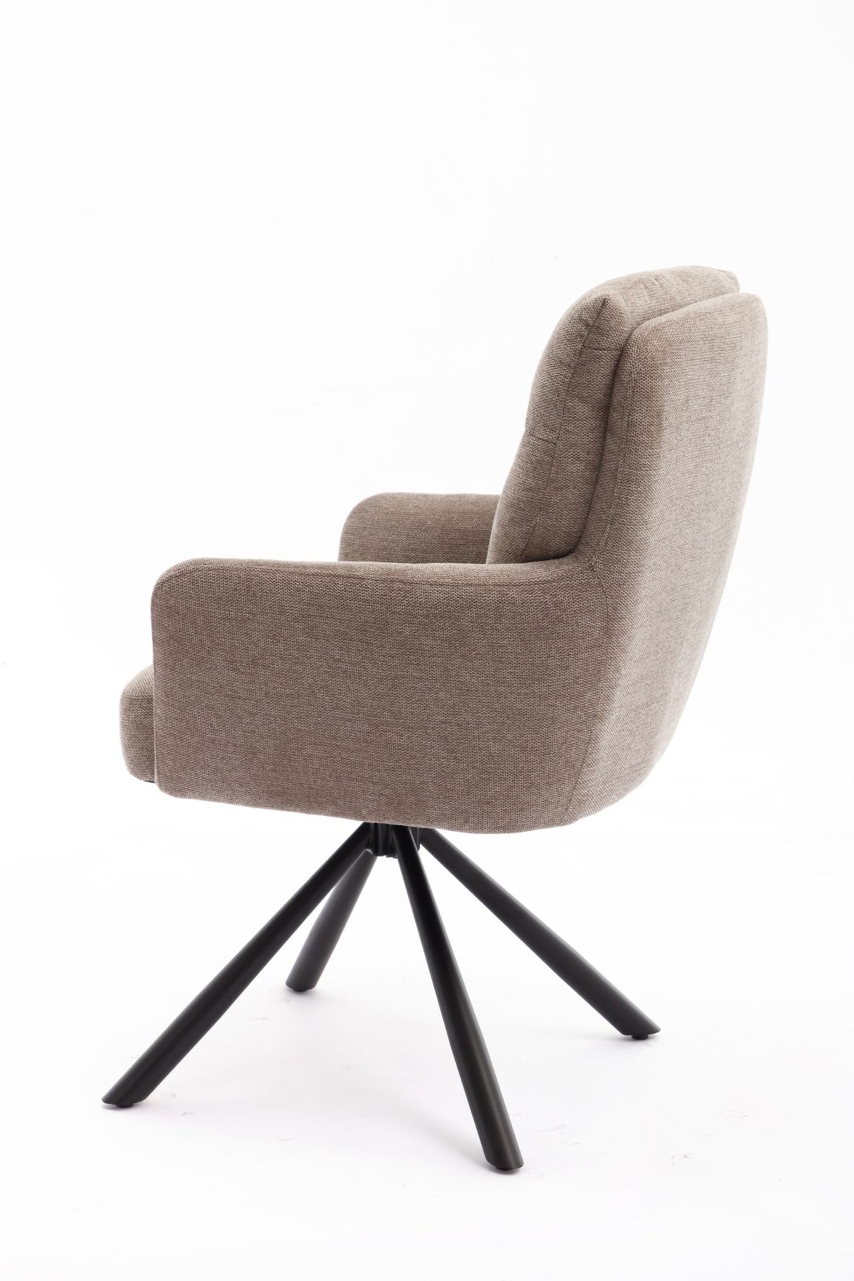 NOVA Turn Armlehnstuhl 180°Drehbar, hellbraun