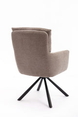 NOVA Turn Armlehnstuhl 180°Drehbar, hellbraun